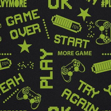 shumee ZUNANJE DEKORATIVNE TKANINE OXFORD - Motif Game Pixel