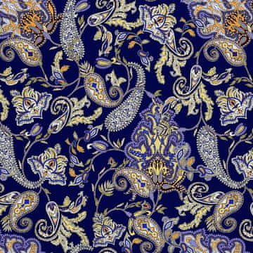 shumee ZUNANJE DEKORATIVNE TKANINE OXFORD - Motiv tradicionalni indijski vzorec 2