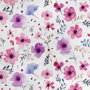 shumee Kraljevski žametni material iz poliestra za šivanje - motiv rož - RDX2954