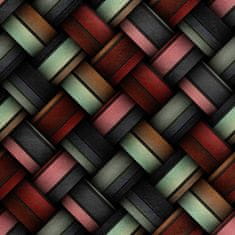 shumee Kraljevski žamet, poliester, za šivanje - motiv 3D-pletenice 2