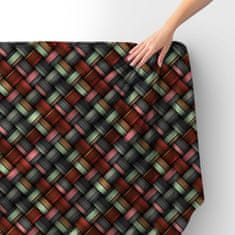 shumee Kraljevski žamet, poliester, za šivanje - motiv 3D-pletenice 2