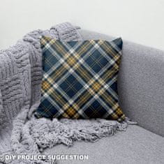 shumee Kraljevski žamet, poliester, za šivanje - karo motiv 15