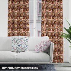 shumee Kraljevski žamet, poliester, za šivanje - motiv Maroka 2