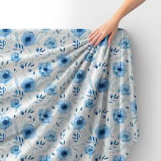 shumee Kraljevski žametni material iz poliestra za šivanje - motiv rož - RDX2474