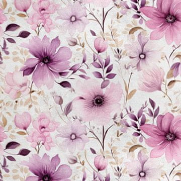 shumee Kraljevski žametni material iz poliestra za šivanje - motiv rož - RDX2587