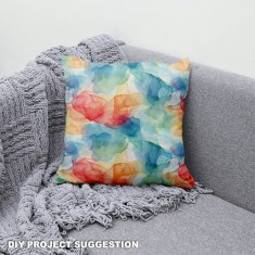 shumee Kraljevski žametni material iz poliestra za šivanje - abstrakcija motivov - RDX2853