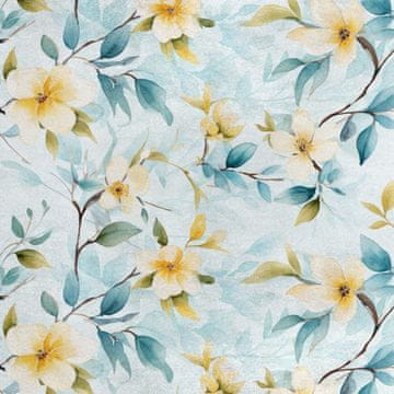 shumee Kraljevski žametni material iz poliestra za šivanje - motiv rož - RDX2456