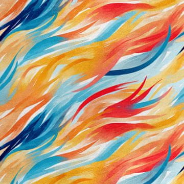 shumee Kraljevski žametni material iz poliestra za šivanje - abstrakcija motivov - RDX3001