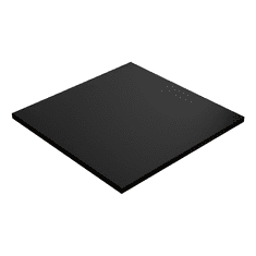 shumee Črna laminatna plošča 68 x 68 cm za mizo ali klubsko mizico
