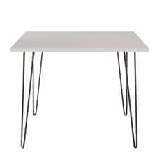 shumee LASNA Miza 90 x 90 cm za kuhinjo, dnevno sobo, jedilnico Siva