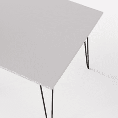 shumee LASNA Miza 90 x 90 cm za kuhinjo, dnevno sobo, jedilnico Siva