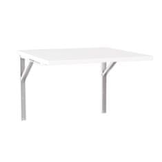 shumee FLIP raztegljiva stenska miza 68x68 cm bela - mizna plošča za kuhinje in majhne sobe
