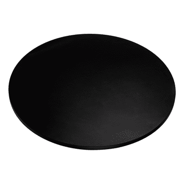 shumee Črna laminirana okrogla mizna plošča, premera 90 cm, za mizo ali klubsko mizico