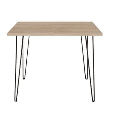 shumee LASNA Miza 90 x 90 cm za kuhinjo, dnevno sobo, jedilnico Sonoma Oak