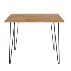 shumee Miza HAIRPIN 90 x 90 cm za kuhinjo, dnevno sobo, jedilnico, Craft Oak