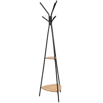 shumee Bambusov stoječi obešalnik za oblačila za hodnik 49x49x179 VW31NB Begryf