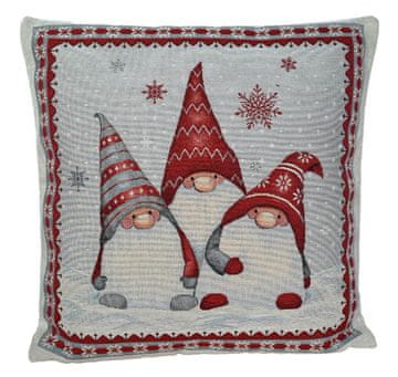 shumee BOŽIČNA PREVLEKA ZA VZGLAVNIK Tapiserija BOŽIČ Trije vilinci za božič