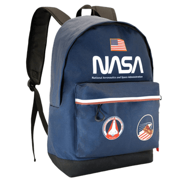 shumee NASA Infinity mornarsko moder šolski nahrbtnik z dvema predelkoma 30x41x18cm