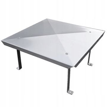 shumee Kuverta za dimnik iz nerjavečega jekla 40 x 55 cm