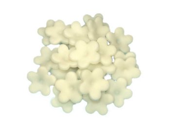 shumee Cvetovi belega sladkornega jegliča za torte, kolačke a25