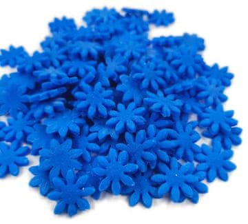 shumee Majhne modre sladkorne marjetice za torte, kolačke 20 g