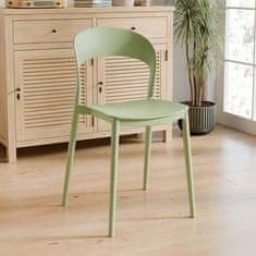 KONDELA Zložljiv stol Radana New - zelen