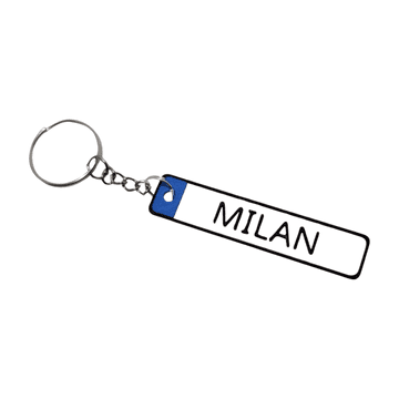 Ellipso Mini registrska tablica z imenom - MILAN