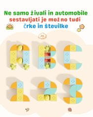 MAGFUN magnetne igrače za otroke živalske figure - ZOO