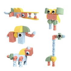 MAGFUN magnetne igrače za otroke živalske figure - ZOO