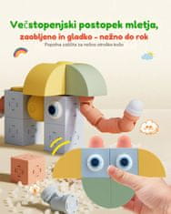 MAGFUN magnetne igrače za otroke živalske figure - ZOO