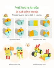 MAGFUN magnetne igrače za otroke Vozila - City Transport