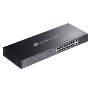 TP-LINK Omada ES220GMP 20-port gigabit 16xPoE+ 2x SFP managed mrežno stikalo