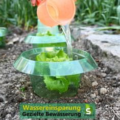 Nikcorp Komplet 10 zaščit proti polžem 24 cm | Ekološka ograja za vrt | Ovratnik in obroč za zaščito rastlin pred škodljivci