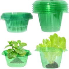 Nikcorp Komplet 10 zaščit proti polžem 24 cm | Ekološka ograja za vrt | Ovratnik in obroč za zaščito rastlin pred škodljivci