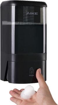 Nikcorp Stenski dozirnik za milo v peni 1200 ml | Ročni podajalnik mila za kopalnico in javne prostore | Velika prostornina