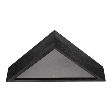 Nikcorp Sodoben trikotni lesen okvir za slike 44x22 cm črn | Stenski ali namizni okrasni okvir za fotografije in spominke