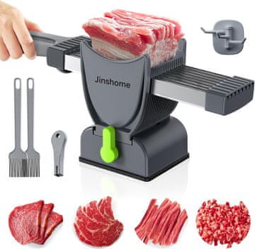 Nikcorp Ročni sekljalnik za meso - rezalnik za govedino, svinjino in jagnjetino za žar, BBQ in domačo kuhinjo