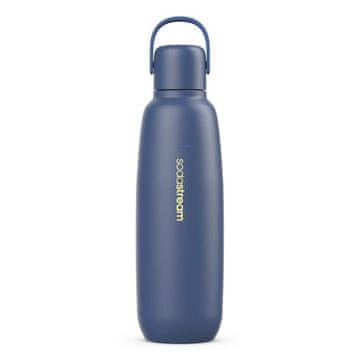 SodaStream Fizz & Go COOL 0,9 L – termo steklenica iz nerjavečega jekla za gazirano vodo, 12ur, modra (1062401490)