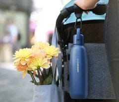 SodaStream Fizz & Go COOL 0,9 L – termo steklenica iz nerjavečega jekla za gazirano vodo, 12ur, modra (1062401490)