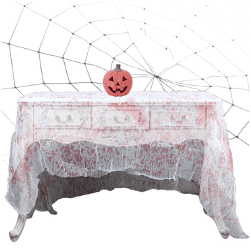 Korbi Zakrivavljen Halloween prt za grozljiv dekor