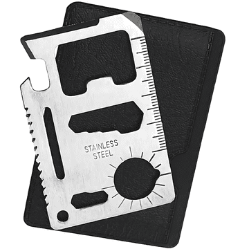 Korbi Večnamenska preživetvena kartica 16-v-1 z etuijem