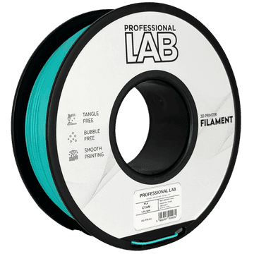 Professional Lab PLA Cian Filament 1.75 mm - Professional Lab Biološko Razgradljiv PLA (1kg Kolut)