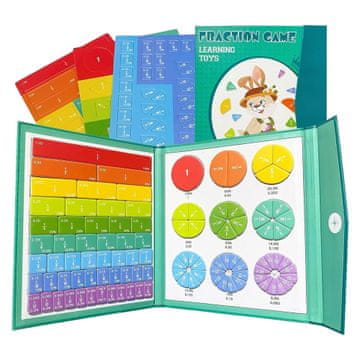 JOJOY® Magnetni komplet za učenje ulomkov | JOJNUMERI