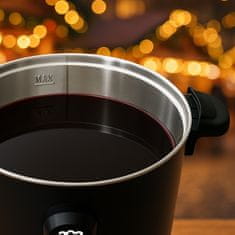 Aga Grelnik za kuhano vino 20 l Črna
