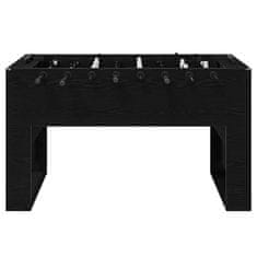 Vidaxl Namizni nogomet Črni Hrast 146,5 x 74 x 85 cm Konstruiran les