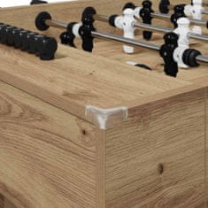 Vidaxl Namizni nogomet Obrtni Hrast 146,5 x 74 x 85 cm Konstruiran les
