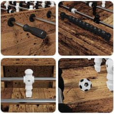 Vidaxl Namizni nogomet Star les 146,5 x 74 x 85 cm Konstruiran les