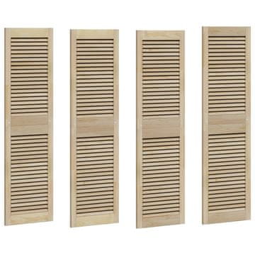 Vidaxl Vrata omare z vrati 4 pcs Naravna 140,5 x 2,1 x 39,5 cm