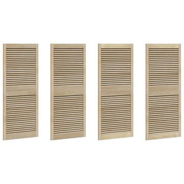 Vidaxl Vrata omare z vrati 4 pcs Naravna 140,5 x 2,1 x 59,5 cm