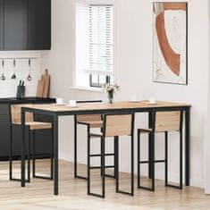 Vidaxl Barska miza Naravna 200 x 100 x 105 cm Masivno borovo les